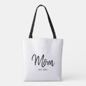 Mom Established New Mom Gift Tote Bag トートバッグ (裏面)