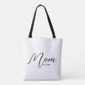Mom Established New Mom Gift Tote Bag トートバッグ (裏面)