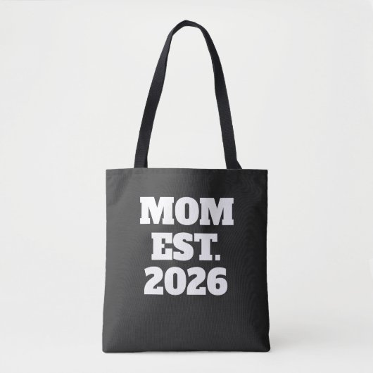 Mom Established New Mom Gift Tote Bag トートバッグ (正面)