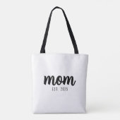Mom Established New Mom Gift Tote Bag トートバッグ (裏面)