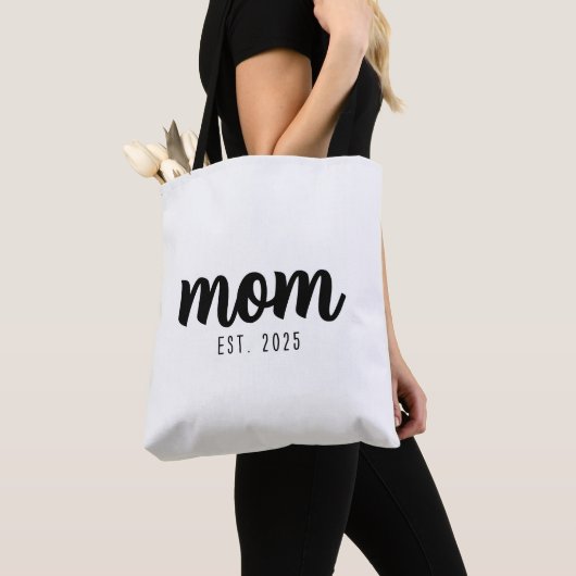 Mom Established New Mom Gift Tote Bag トートバッグ (クローズアップ)