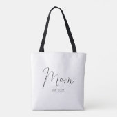 Mom Established New Mom Gift Tote Bag トートバッグ (裏面)