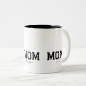 Mom Established New Mom Gift Two-Tone Coffee ツートーンマグカップ (正面右)