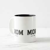 Mom Established New Mom Gift Two-Tone Coffee ツートーンマグカップ (正面左)