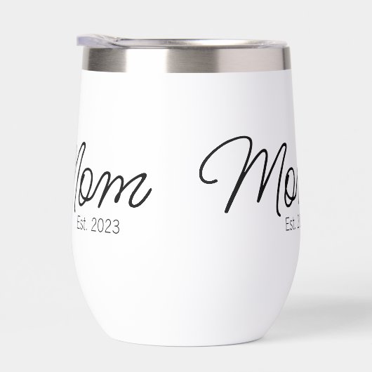 Mom Established New Mom Script Font Gift (右面)