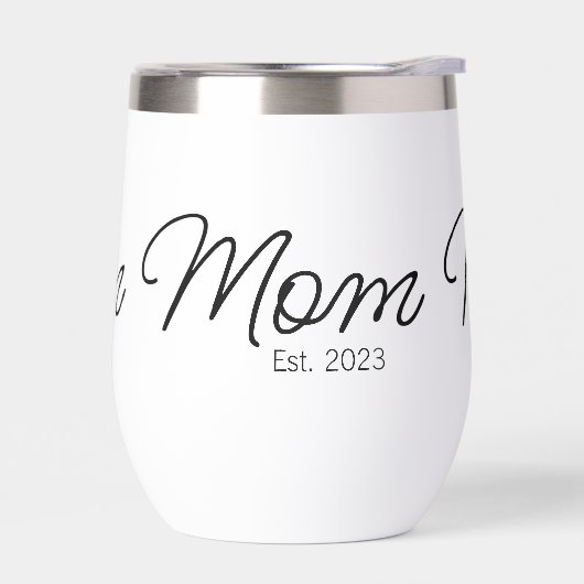 Mom Established New Mom Script Font Gift (左面)