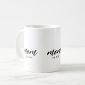 Mom Established New Mom Script Gift コーヒーマグカップ (正面左)