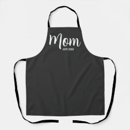 Mom Established New Mother Gift エプロン