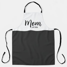 Mom Established New Mother Gift エプロン