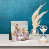 Mom Established Personalized Script Photo Keepsake フォトプラーク (インサイチュ)