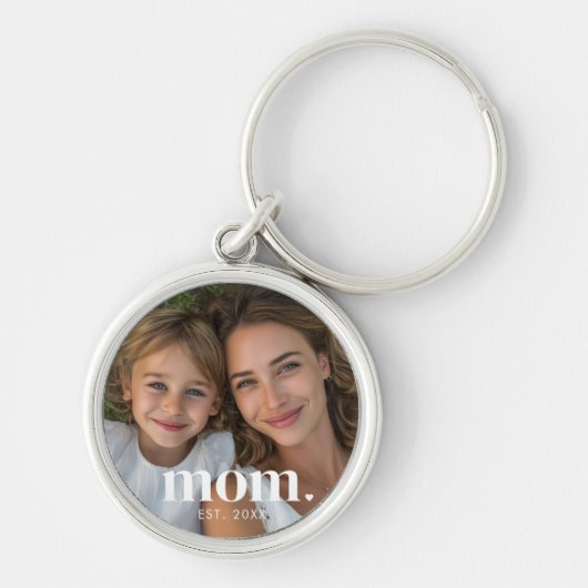 Mom Established Photo Gift キーホルダー (正面)