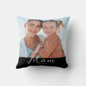 Mom Established Photo Gift クッション (裏面)