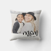 Mom Established Photo Gift クッション (裏面)
