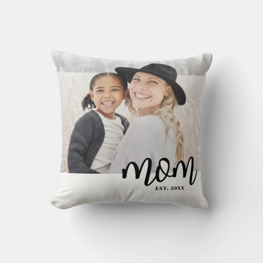 Mom Established Photo Gift クッション (正面)