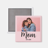 Mom Established Photo Gift マグネット (正面/裏面)