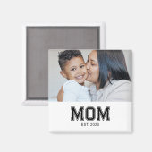 Mom Established Photo Gift マグネット (正面/裏面)