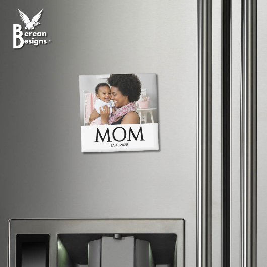 Mom Established Photo Gift マグネット