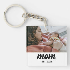 Mom Established Photo Gift Magnet キーホルダー