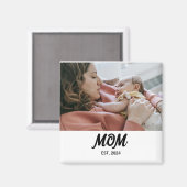 Mom Established Photo Gift Magnet マグネット (正面/裏面)