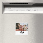 Mom Established Photo Gift Magnet マグネット (インサイチュ (食洗機))