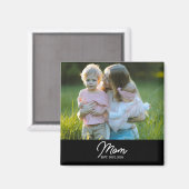 Mom Established Photo Gift Magnet マグネット (正面/裏面)