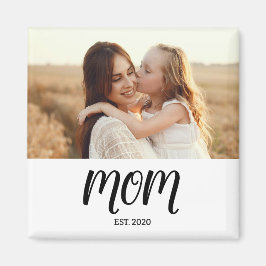 Mom Established Photo Gift Magnet マグネット
