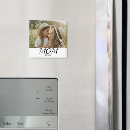 Mom Established Photo Gift  Magnet マグネット (インサイチュ (冷蔵庫))
