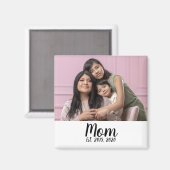 Mom Established Photo Gift Magnet マグネット (正面/裏面)