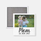 Mom Established Photo Gift Magnet マグネット (正面/裏面)