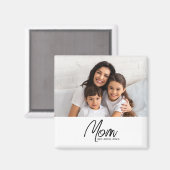 Mom Established Photo Gift Magnet マグネット (正面/裏面)