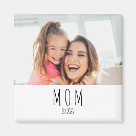 Mom Established Photo Gift Magnet マグネット