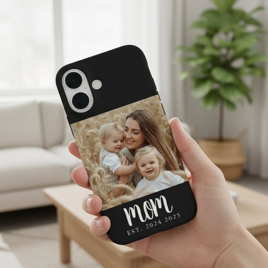 Mom Established Photo Gift Magnet Case-Mate iPhoneケース