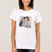 Mom Established Photo Gift Tシャツ (正面)