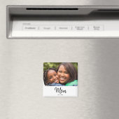 Mom Established Photo Modern Unique Gift  マグネット (インサイチュ (食洗機))