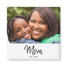 Mom Established Photo Modern Unique Gift 