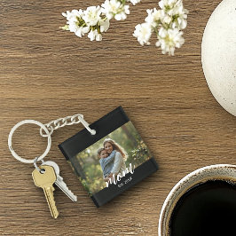 Mom Established Photo Mother's Day キーホルダー