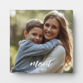 Mom Established Photo Mother's Day フォトプラーク (正面)