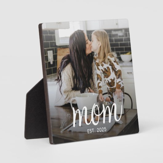 Mom Established Photo Mother's Day フォトプラーク (正面)