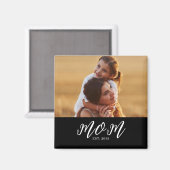 Mom Established Photo Mother's Day Magnet マグネット (正面/裏面)