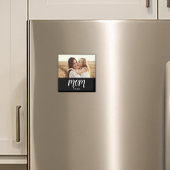 Mom Established Photo Mother's Day Magnet マグネット