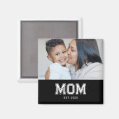 Mom Established Photo Mother's Day Magnet マグネット (正面/裏面)