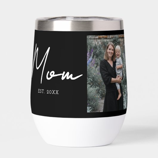 Mom Established Script ブラックフォト (背面)