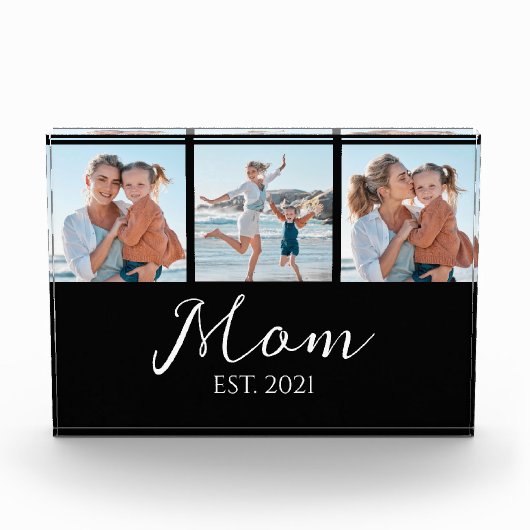 Mom Established Script ブラック 3  フォトブロック (正面)