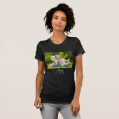 Mom Established Script 写真 マザーズデー Tシャツ (正面フル)
