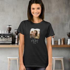 Mom Established Script 写真 Tシャツ
