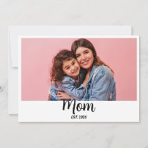 Mom Established Script 母の日フォト