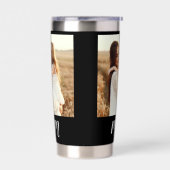 Mom Established Script Black 2 Photo 保温保冷タンブラー (左面)