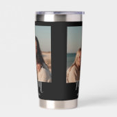 Mom Established Script Black 2 Photo 保温保冷タンブラー (左面)