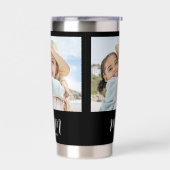 Mom Established Script Black 2 Photo 保温保冷タンブラー (左面)