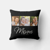 Mom Established Script Black 3 Photo クッション (裏面)